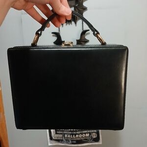 A New Day Black Bag with Gold Hardware